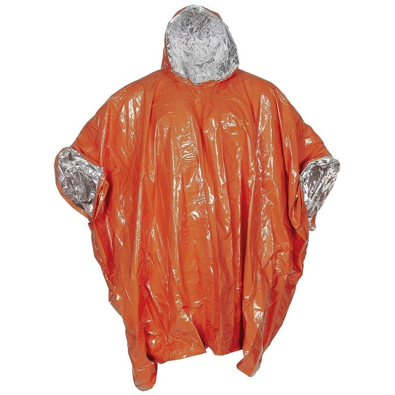 Nödponcho aluminiumbelagd
