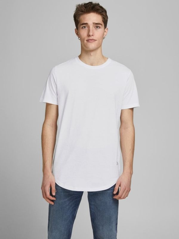 5-pak lang T-shirt med rund ende