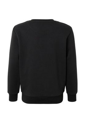 Tröja för barn med fluffy Crewneck – svart