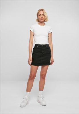 Ladies Organic Stretch Denim Mini Skirt