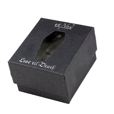 Sort partner ringer "Love" to Death "rustfrit stål