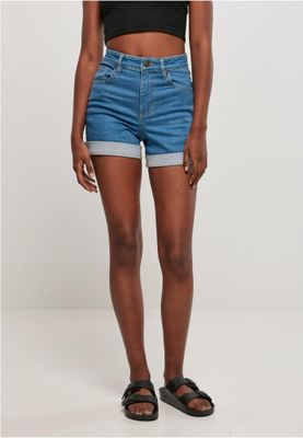 Ladies Organic Stretch Denim 5 Pocket Shorts