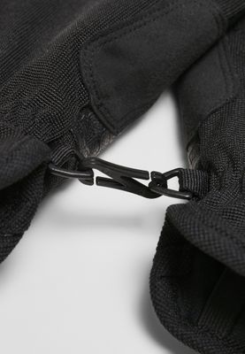 Black winter gloves