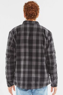 Lumberjack jacket with teddy lining