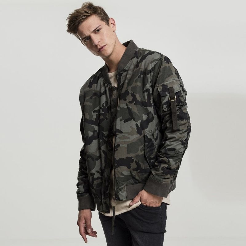 Vintage bomberjacket camouflage