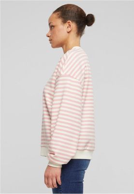 Stribet oversize sømandsskjorte - damer