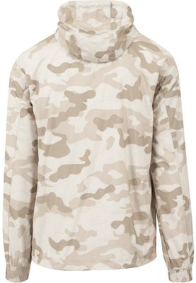 Camo Pull Over Windbreaker