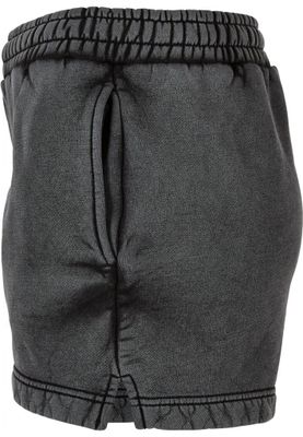 Stone-washed women's soft shorts