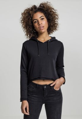 Kort hoodie dam