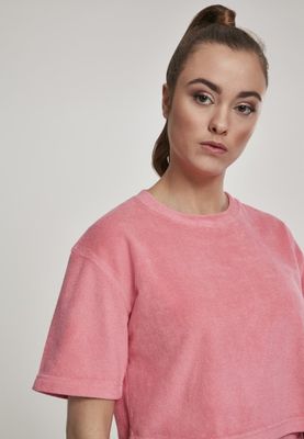 Short t-shirt in terry women