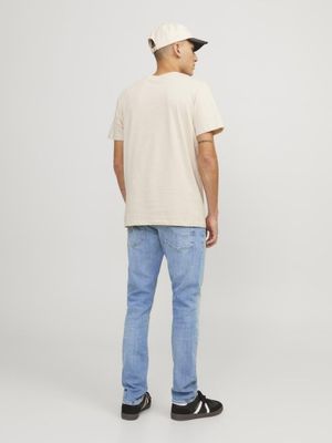 Lyseblå slim fit jeans Mr. Glenn