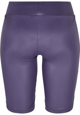 Cycle shorts in imitation leather