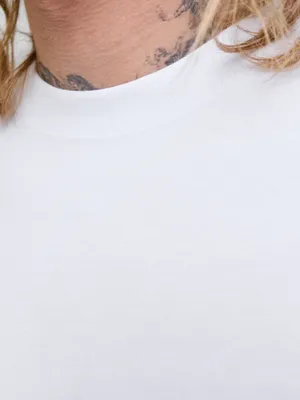 Avslappnad T-shirt med Långa Ärmar