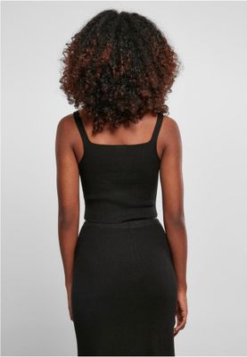 Ladies Cropped Knit Top