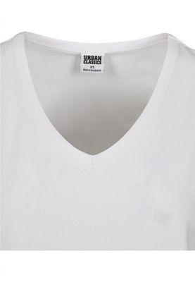 T-shirt med V-udskæring til kvinder