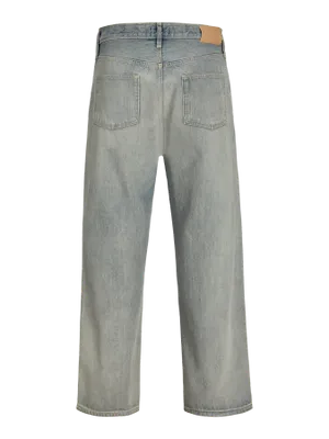 Blågrå baggy fit jeans herr - ALEX