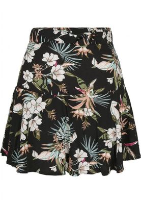 Short dress with ruffles