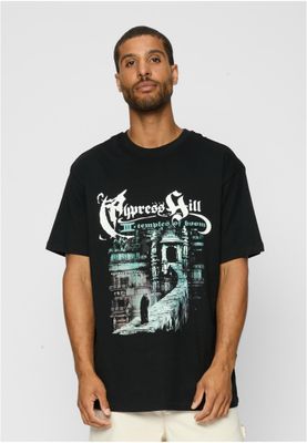Grafik med text och bild Cypress Hill Temples of Boom Oversize T-shirt för herr – svart