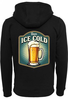 Beer ice cold - zipped hoodie