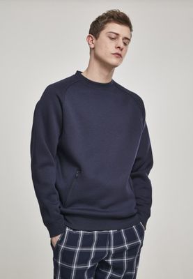 Raglan Zip Pocket Crew