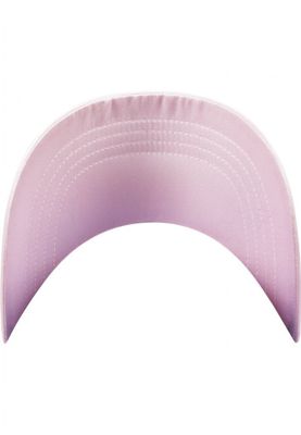 Low profile cap in satin fabric