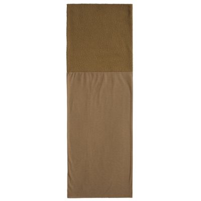 Tube scarf fleece camel