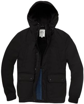 Ledger parka with teddy lining