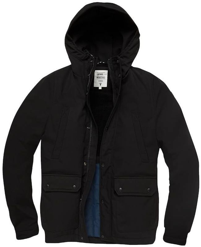 Ledger parka with teddy lining