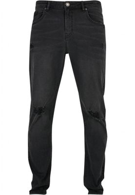 Distressed Strech Denim Pants