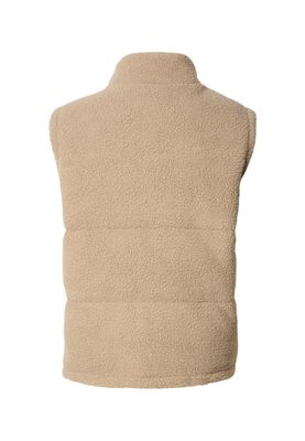 Basic Teddy Puffer västt för herr – darktaupe