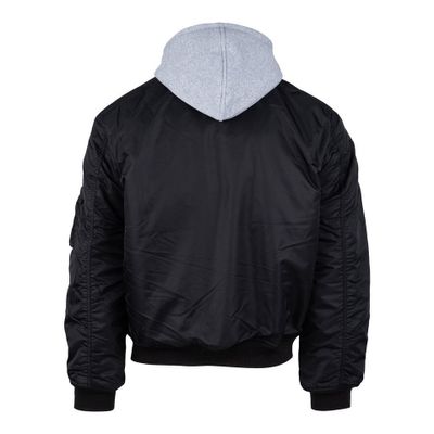 MA-1 hooded bomber jacket