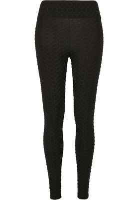 Honeycomb leggings with a high waist