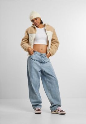 Sherpa Crinkle Nylon Mix Jacket