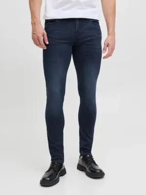 Mörka skinny fit jeans herr - LIAM