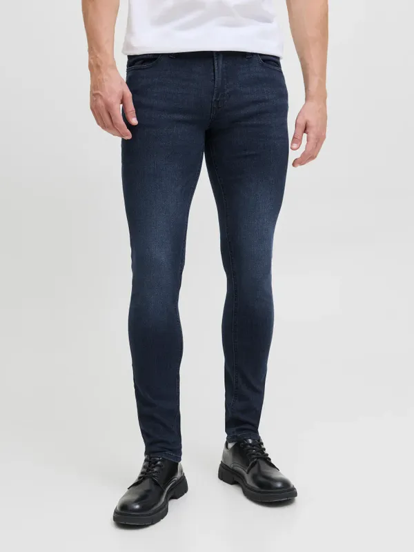 Mörka skinny fit jeans herr - LIAM