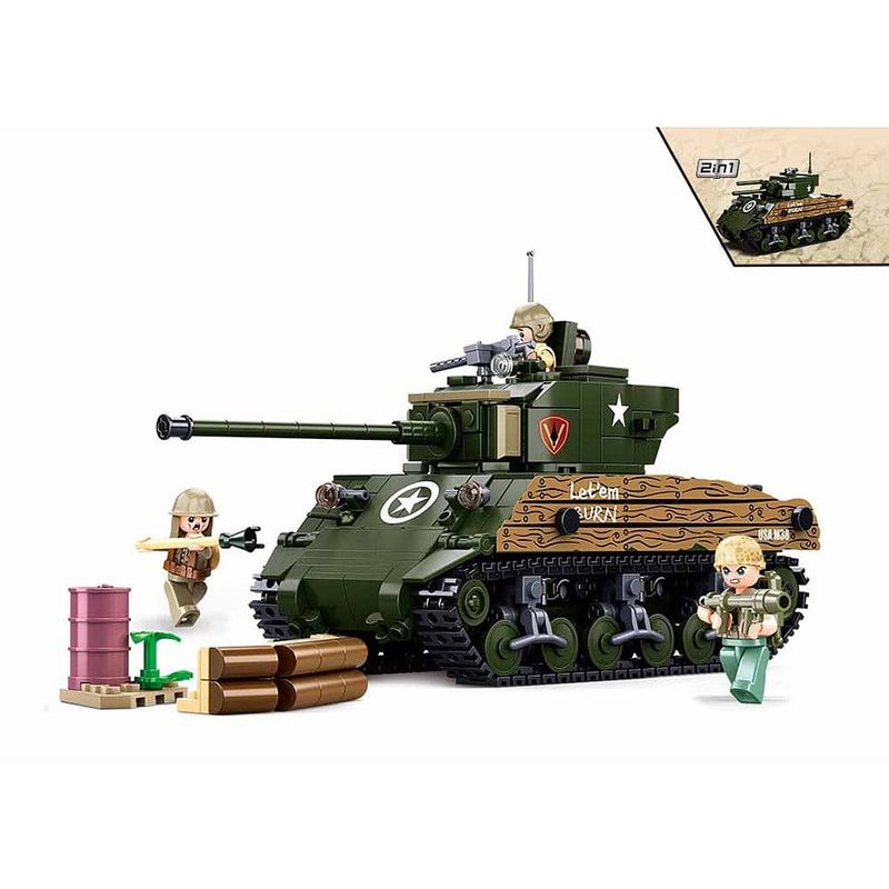 WWII M4A3 (76W) medium tank - Sluban - M38-B1110