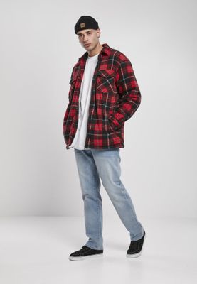 Lumberjack jacket with teddy lining