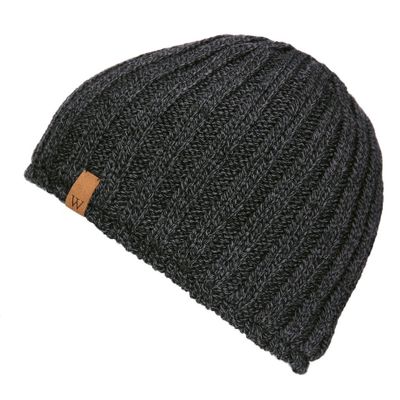 Hat with wide knitting and teddy lining