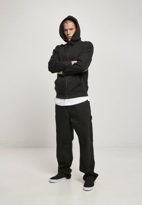 Hoodie with zipper men in organic cotton