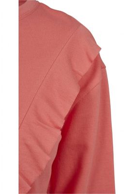 Long-sleeved dress with ruffles