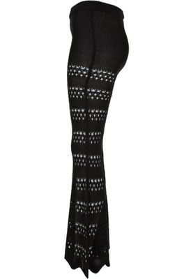 Crocheted flared leggings