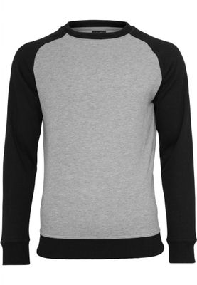 Tvåfärgad raglan sweatshirt