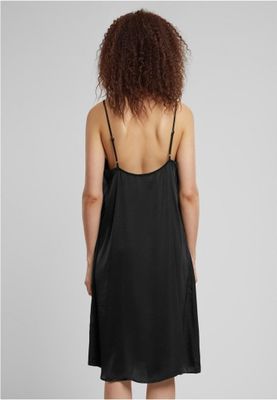 Slip dress in viscose satin