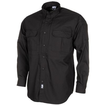 Tactical long-sleeved shirt with ripstop
