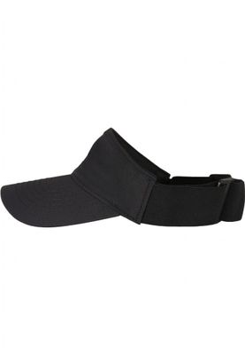 Black visor cap
