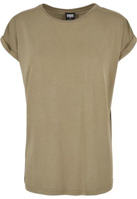 Ladies top with rolled up arms