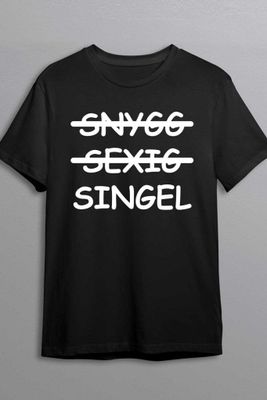 Snygg sexig singel t-shirt