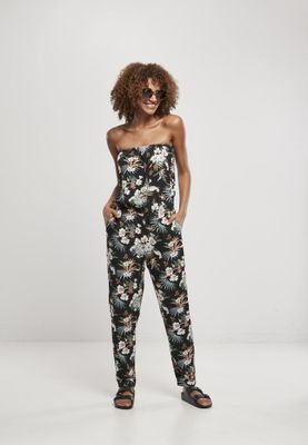 Floral jumpsuit in viscose