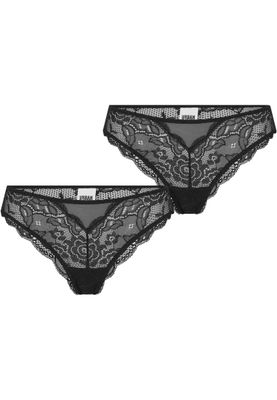 Elegant Spets-Brazilian trosor 2-Pack