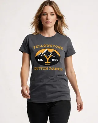 Dutton Ranch Montana - Est. 1883 Girly Tee